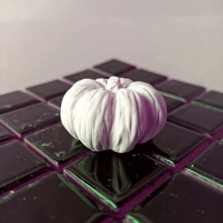 قالب سیلیکونی کدو ارتفاع 3 سانت مولد سیلیکونی مخصوص شمعسازی مجسمه سازی صابون سازی رزین و...