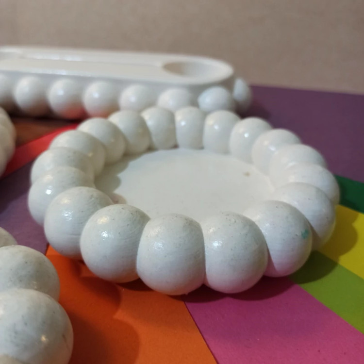 قالب سیلیکونی ست هفت سین توپی مولد سیلیکونی ست هفتسین مخصوص پودر سنگ و انواع مواد مجسمه سازی