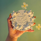 قالب کتیبه شاخه انار سایز کوچک قالب سیلیکونی کتیبه یلدا مخصوص رزین، شمعسازی و پودر سنگ مجسمه سازی...