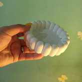 قالب شات شیاردار درشت قالب سیلیکونی شات شیاردار مناسب ظرف سبزه هفت سین مخصوص رزین و پودر سنگ مجسمه سازی...