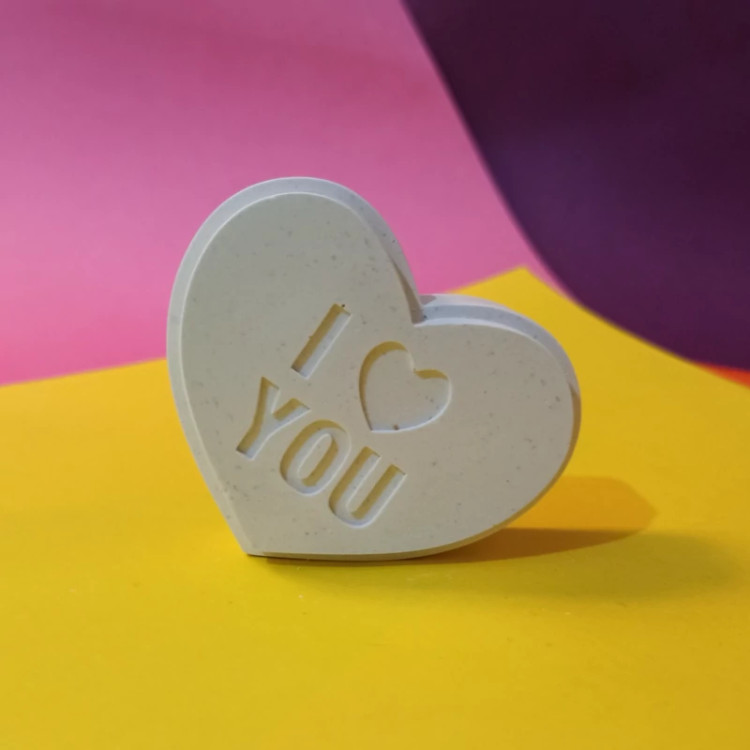 قالب سیلیکونی قلب i love you