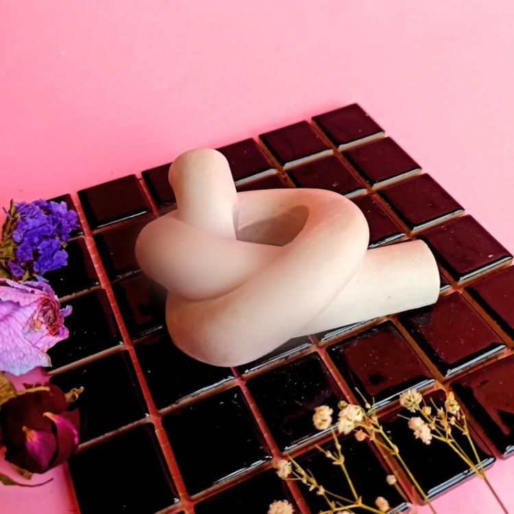 قالب جاشمعی گره قالب سیلیکونی جاشمعی گره