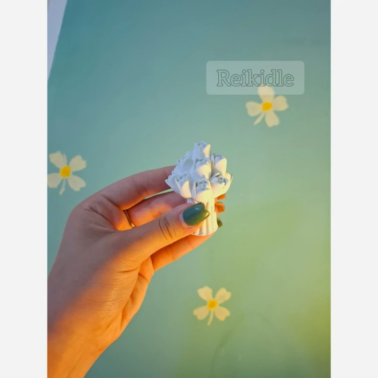 قالب دسته گل غنچه رز سایز کوچک قالب سیلیکونی دسته غنچه گل رز کوچک