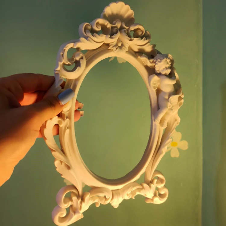 قالب سیلیکونی قاب آینه فرشته مولد سیلیکونی قاب عکس و قاب آینه مناسب هفت سین و دکوری مخصوص پودر سنگ مجسمه سازی...