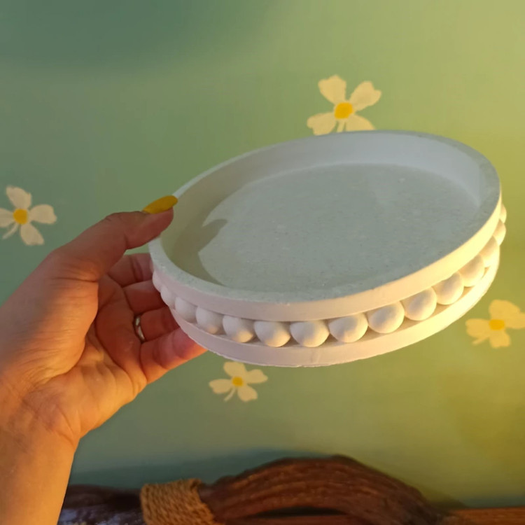 قالب ست هفت سین مرواریدی (5 تکه) قالب سیلیکونی هفتسین مرواریدی مخصوص شمعسازی و پودر سنگ مجسمه سازی...