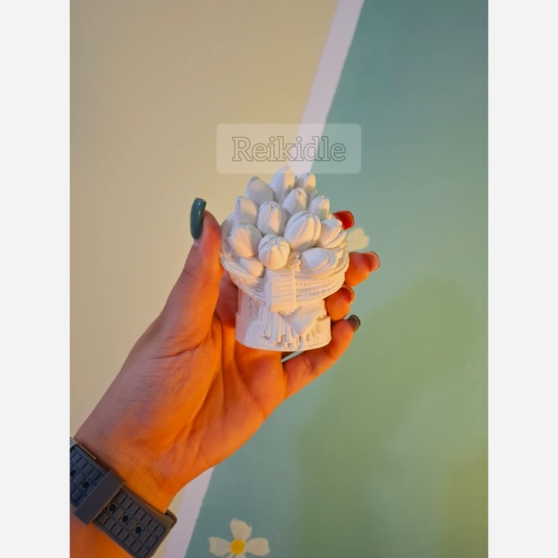 قالب آغوش گل سایز متوسط قالب سیلیکونی آغوش گل متوسط