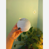 قالب جاوارمری گوی شیاردار (دو تکه) قالب سیلیکونی جاوارمری گوی