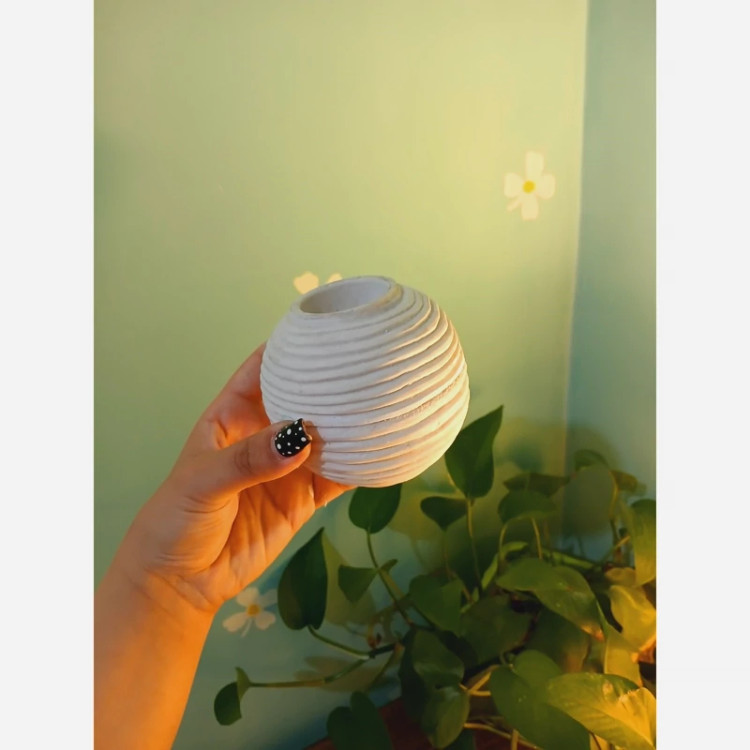 قالب جاوارمری گوی شیاردار (دو تکه) قالب سیلیکونی جاوارمری گوی
