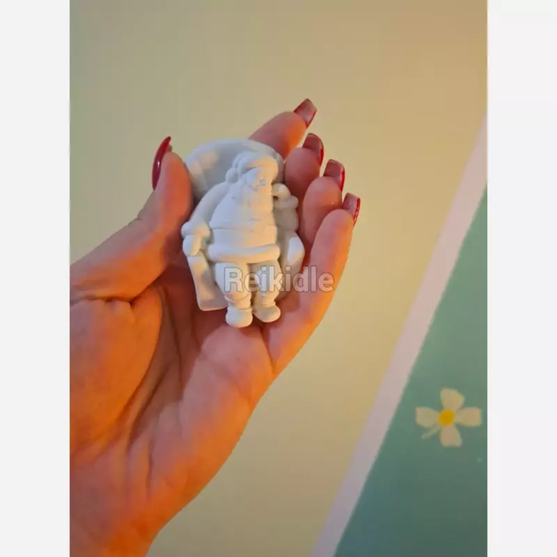قالب بابا نوئل نشسته سایز کوچک قالب سیلیکونی بابا نوروز نشسته سایز کوچک