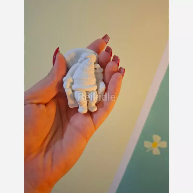 قالب بابا نوئل نشسته سایز کوچک قالب سیلیکونی بابا نوروز نشسته سایز کوچک