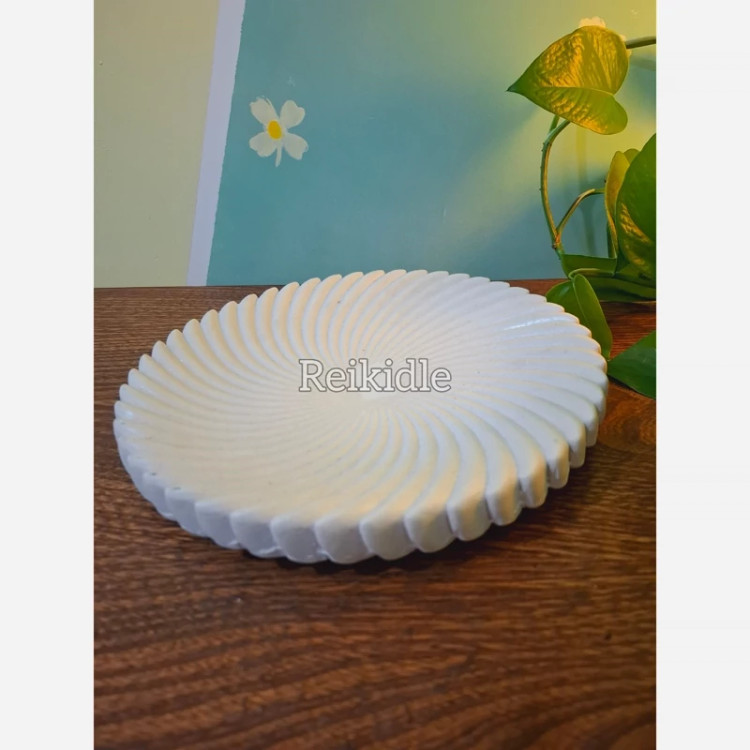قالب دیس گرد شیار دار قالب سیلیکونی دیس گرد شیار دار مخصوص میوه خوری و شیرینی خوری