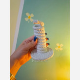 قالب جاشمعی طنابی سایز کوچک قالب سیلیکونی جاشمعی طنابی سایز کوچک