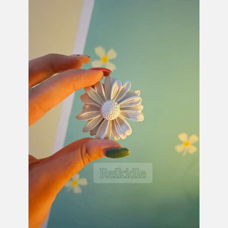 قالب گل مارگاریت متوسط و کوچک 2 عدد قالب سیلیکونی مارگاریت