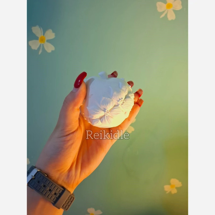 قالب سیب گلدار بزرگ قالب سیلیکونی سیب مخصوص هفت سین