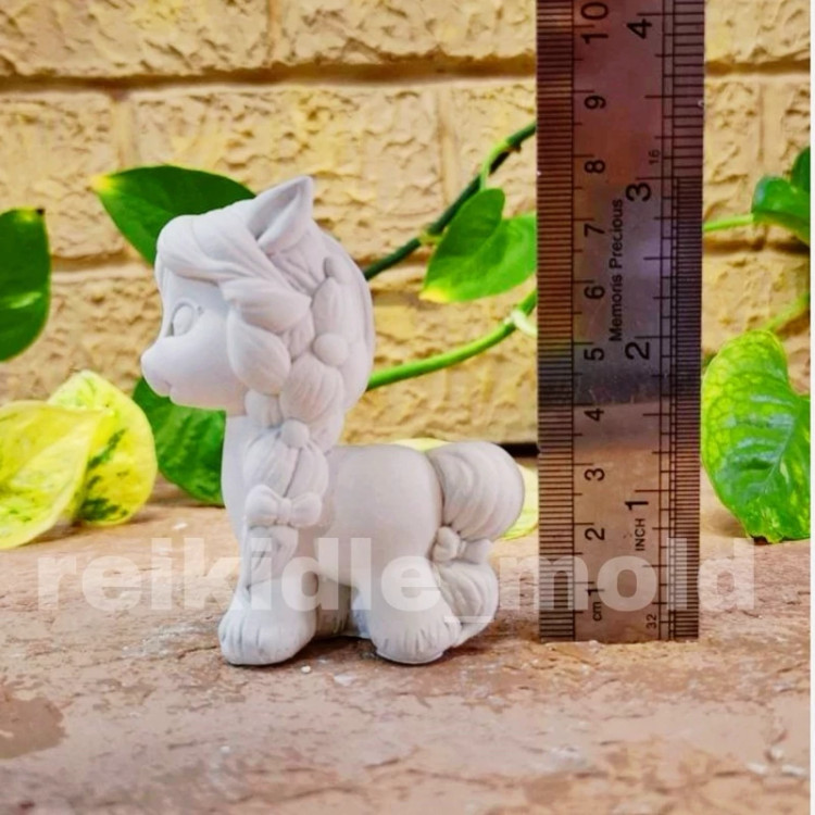 قالب اسب کارتونی کد 3 نماد سال 1405 قالب سیلیکونی اسب