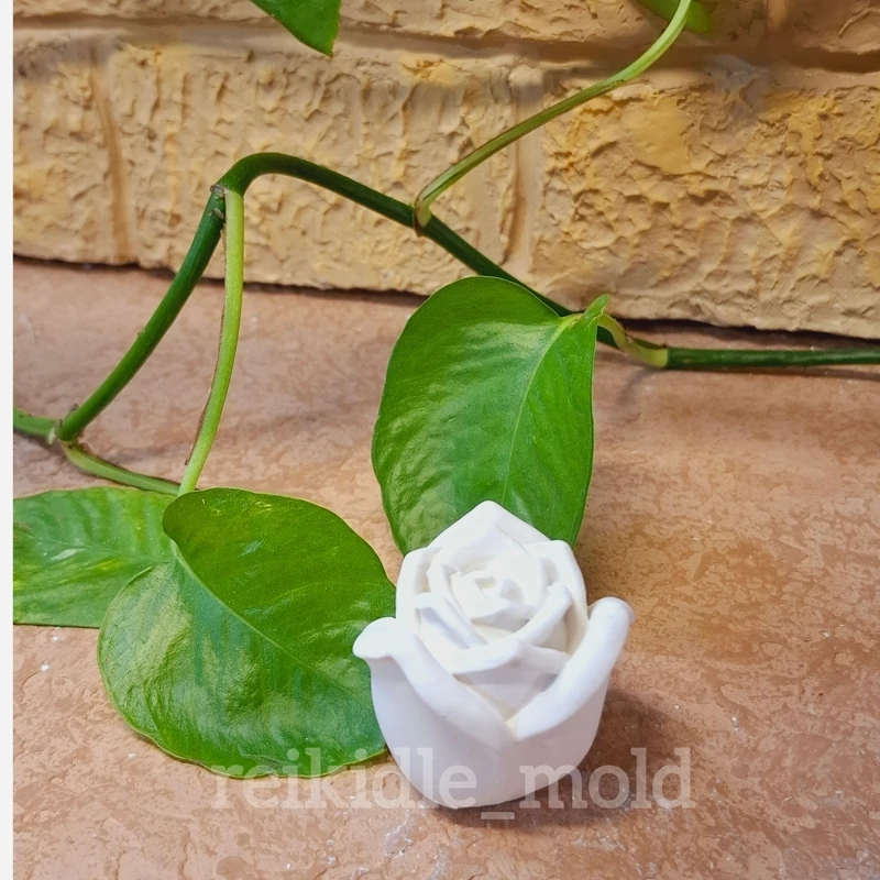 قالب سیلیکونی غنچه گل رز قالب غنچه رز