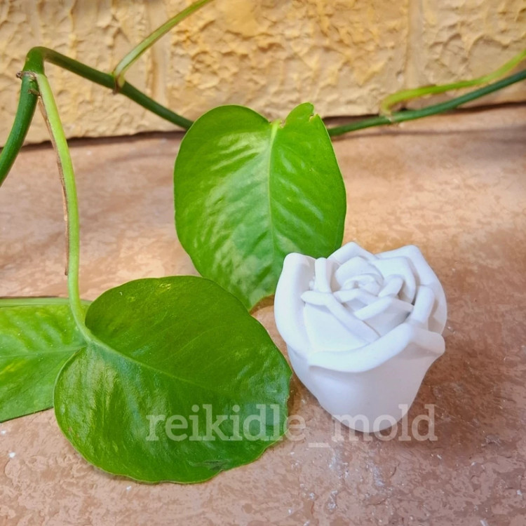 قالب سیلیکونی غنچه گل رز قالب غنچه رز