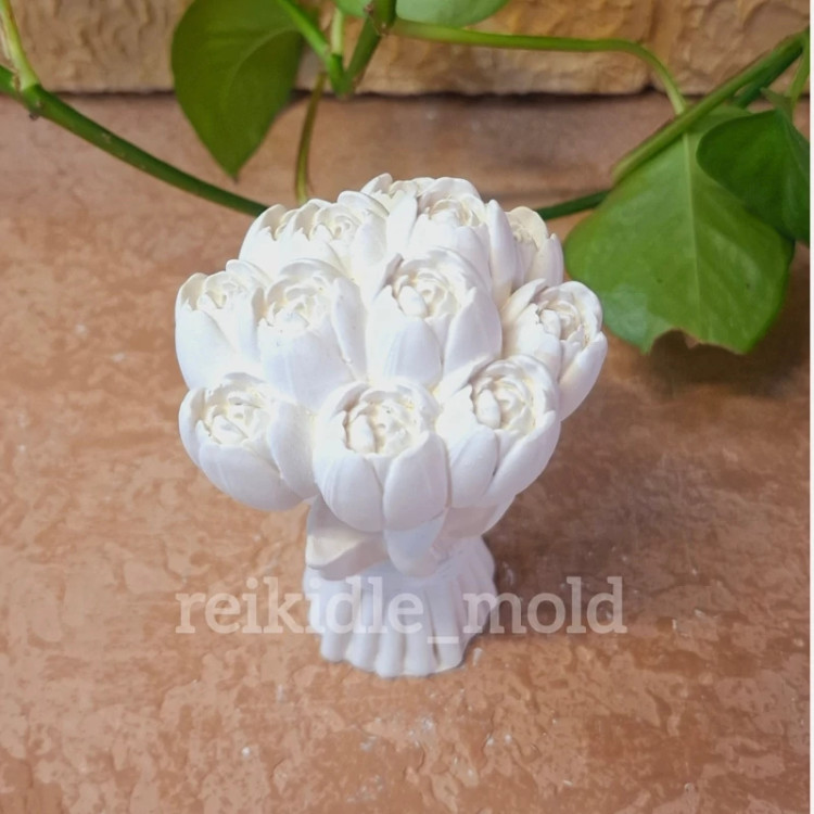 قالب سیلیکونی دسته گل رز بزرگ قالب دسته گل رز بزرگ