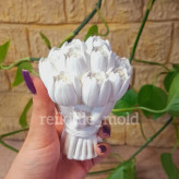 قالب سیلیکونی دسته گل رز بزرگ قالب دسته گل رز بزرگ