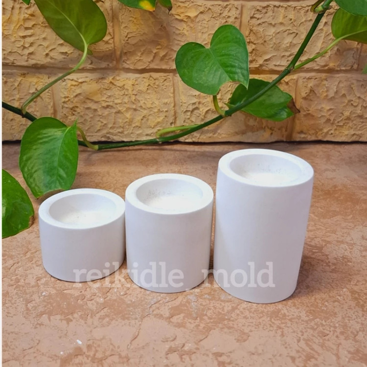 قالب سیلیکونی ست جاوارمری استوانه سه عددی قالب ست جاوارمری استوانه