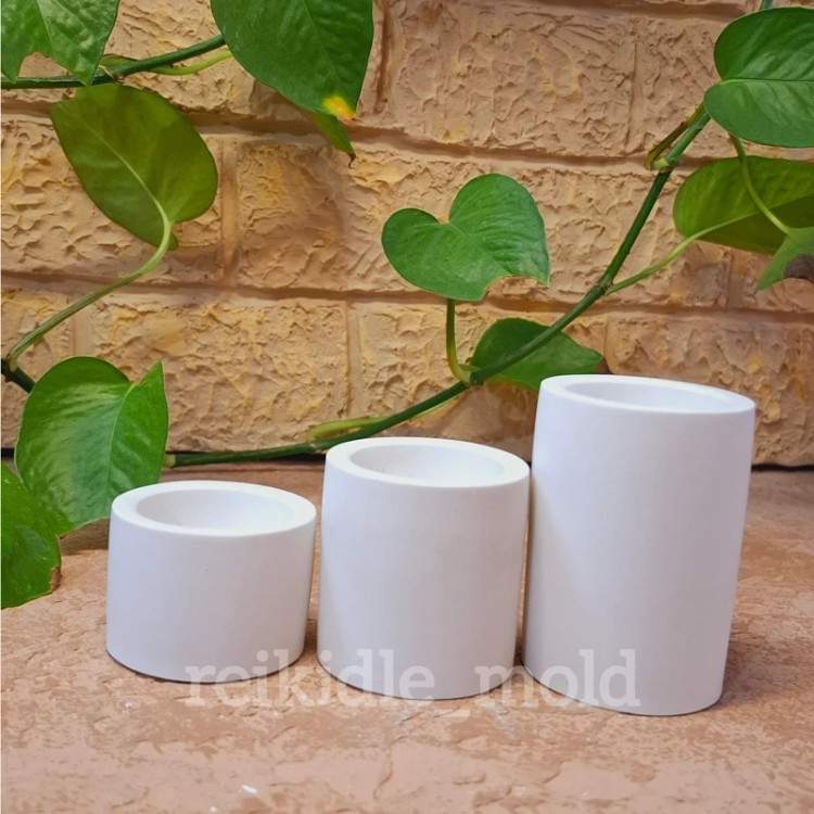 قالب سیلیکونی ست جاوارمری استوانه سه عددی قالب ست جاوارمری استوانه