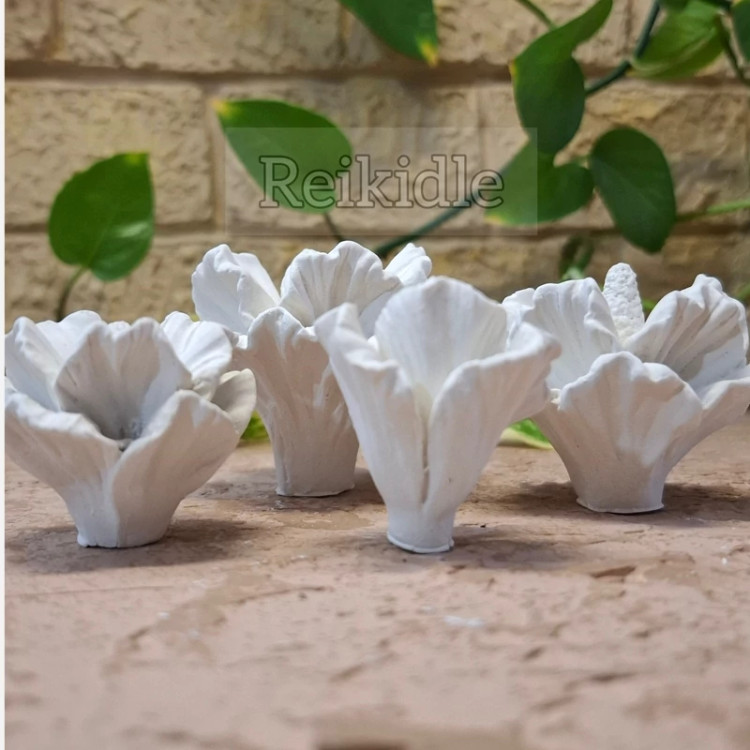 قالب سیلیکونی گل ختمی(ست 4 تکه)قالب گل ختمی
