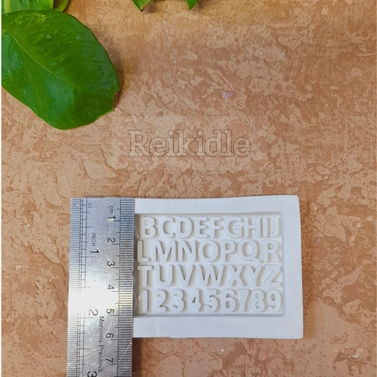 قالب سیلیکونی حروف ریز (خروجی به صورت حروف جدا هست و شات نیست)قالب حروف انگلیسی
