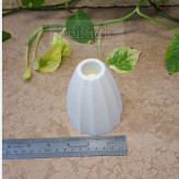 قالب سیلیکونی جاشمعی مخروطی شیار دار قالب جاشمعی مخروطی