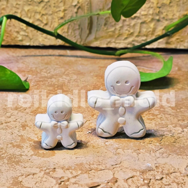 قالب سیلیکونی آدمک زنجبیلی (2 عدد) قالب آدمک زنجبیلی