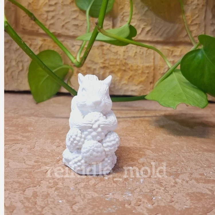 قالب سیلیکونی سنجاب و بلوط قالب سنجاب و بلوط