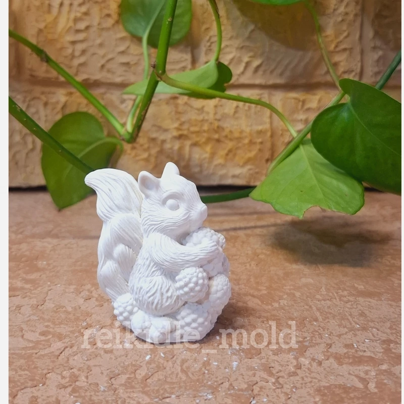 قالب سیلیکونی سنجاب و بلوط قالب سنجاب و بلوط