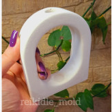 قالب سیلیکونی گلجای بیضی بزرگ و کوچک ست دو عددی قالب گلجای آلا
