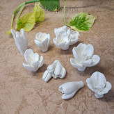 قالب سیلیکونی گل زعفران(ست 8 تکه)قالب گل زعفران