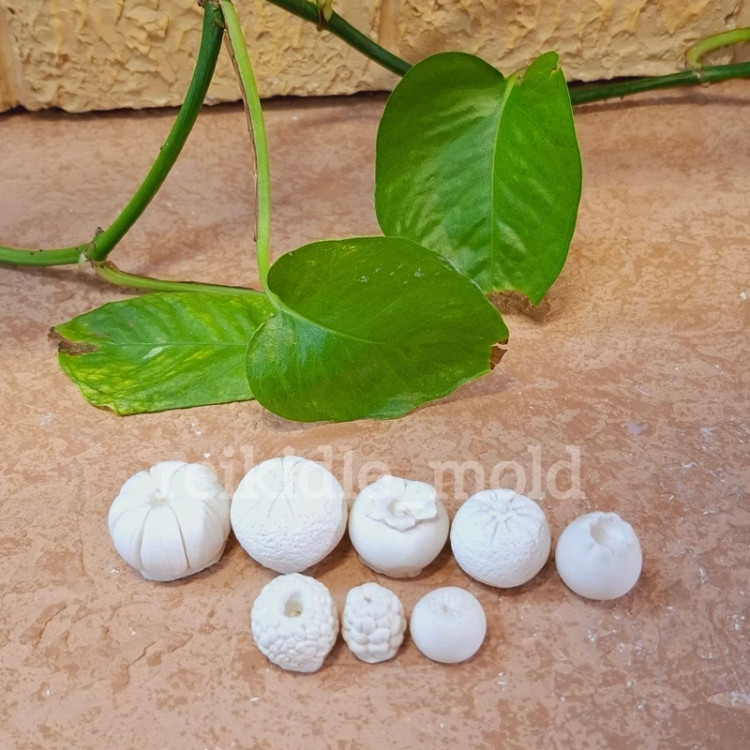 قالب سیلیکونی میوه ست 8 تایی قالب میوه
