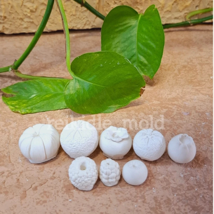 قالب سیلیکونی میوه ست 8 تایی قالب میوه