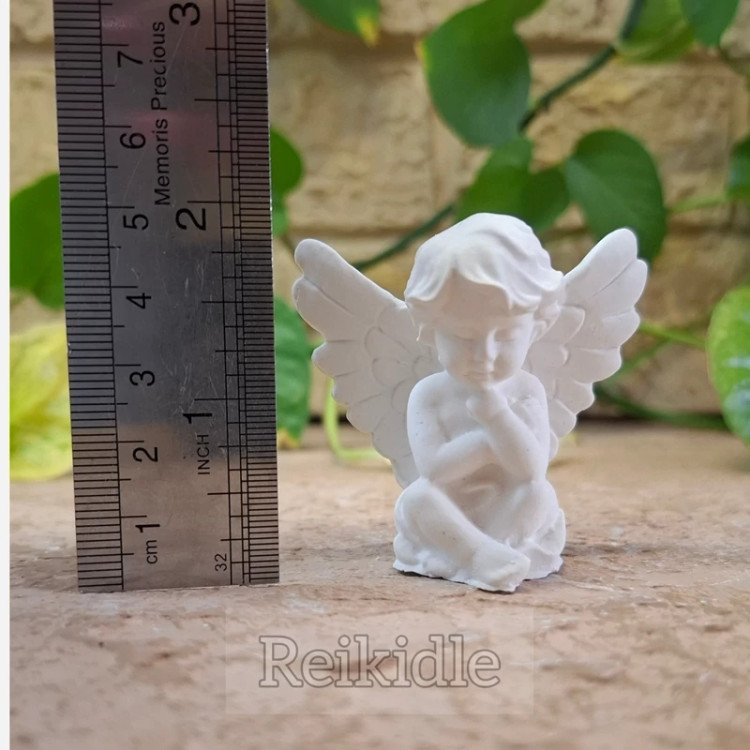 قالب سیلیکونی فرشته کودک متفکر قالب فرشته کودک