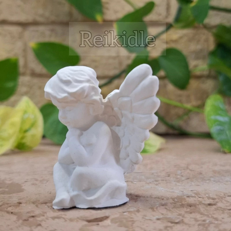 قالب سیلیکونی فرشته کودک متفکر قالب فرشته کودک