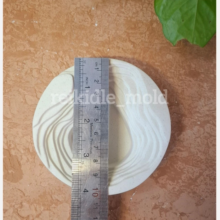 قالب سیلیکونی زیرسیگاری گرد مواج قالب زیرسیگاری مواج