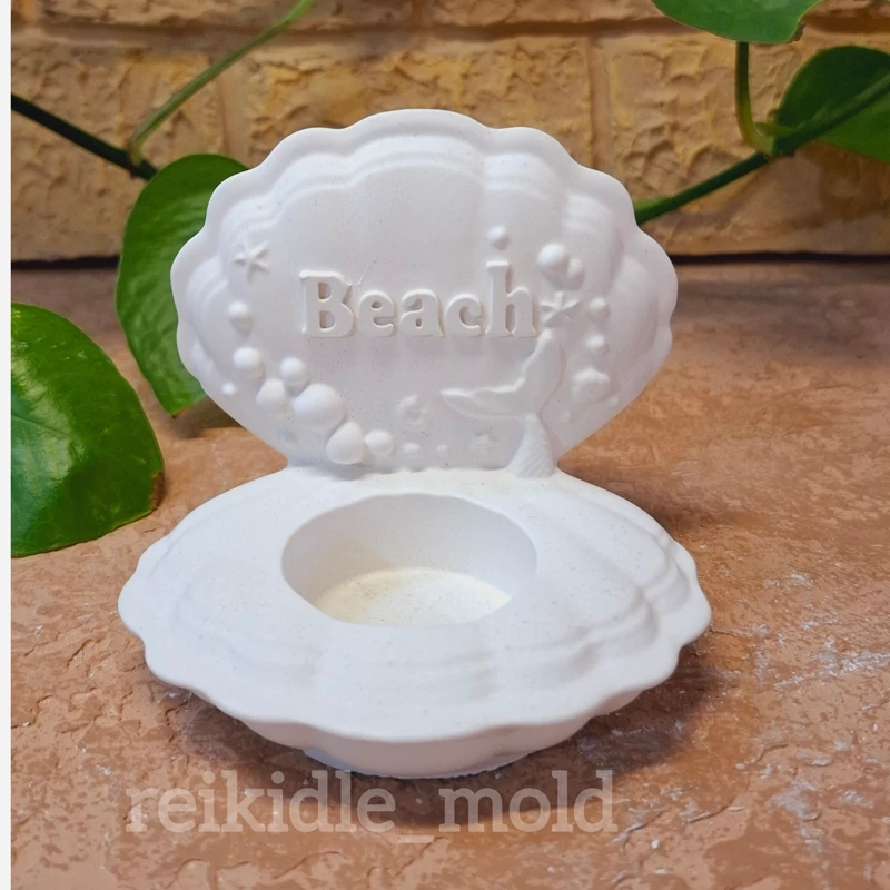قالب سیلیکونی جاوارمری صدف قالب جاوارمری صدف