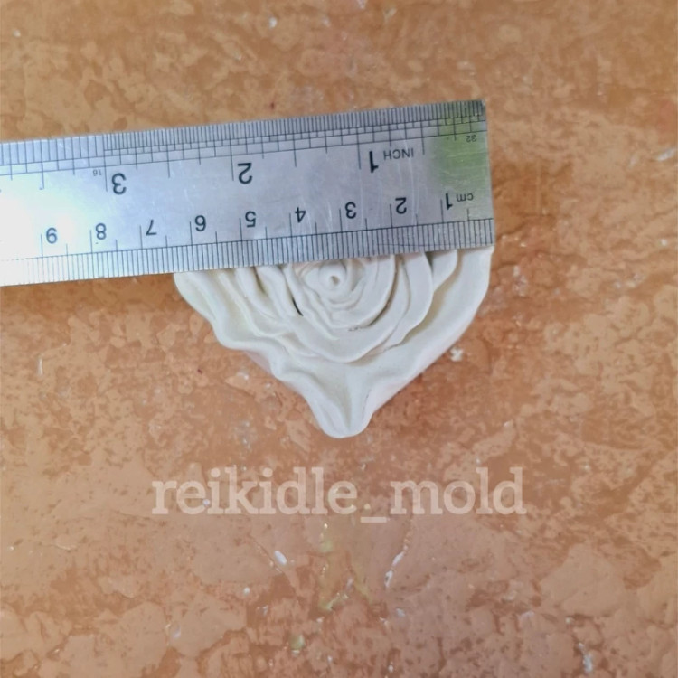 قالب سیلیکونی گل قلبی بزرگ قالب گل قلبی بزرگ