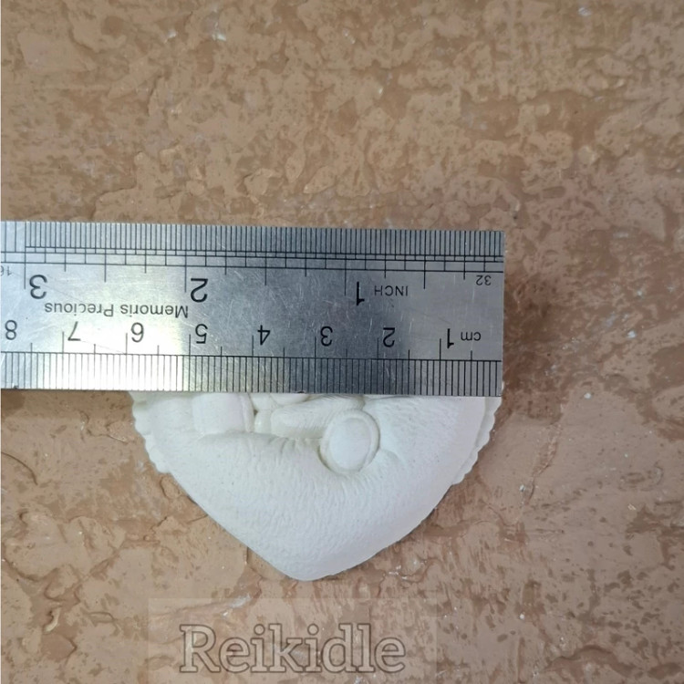 قالب سیلیکونی قلب تدی سایز کوچک قالب قلب خرس تدی
