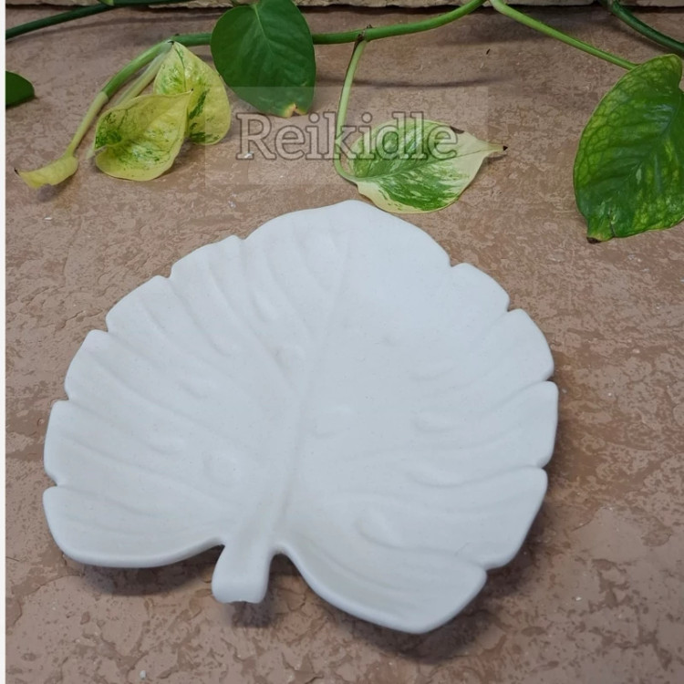 قالب سیلیکونی بشقاب برگ مناسب شیرینی خوری و میوه خوری قالب بشقاب برگ
