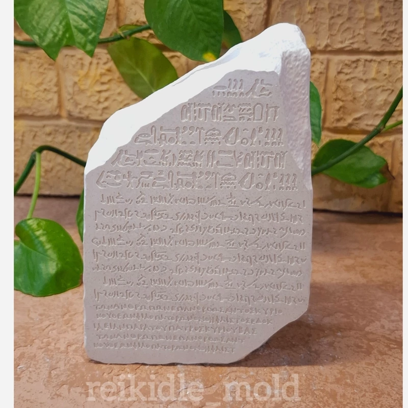 قالب سیلیکونی گلدان کتیبه سنگی قالب گلدان سنگی