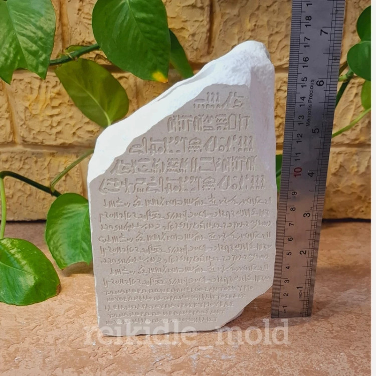 قالب سیلیکونی گلدان کتیبه سنگی قالب گلدان سنگی