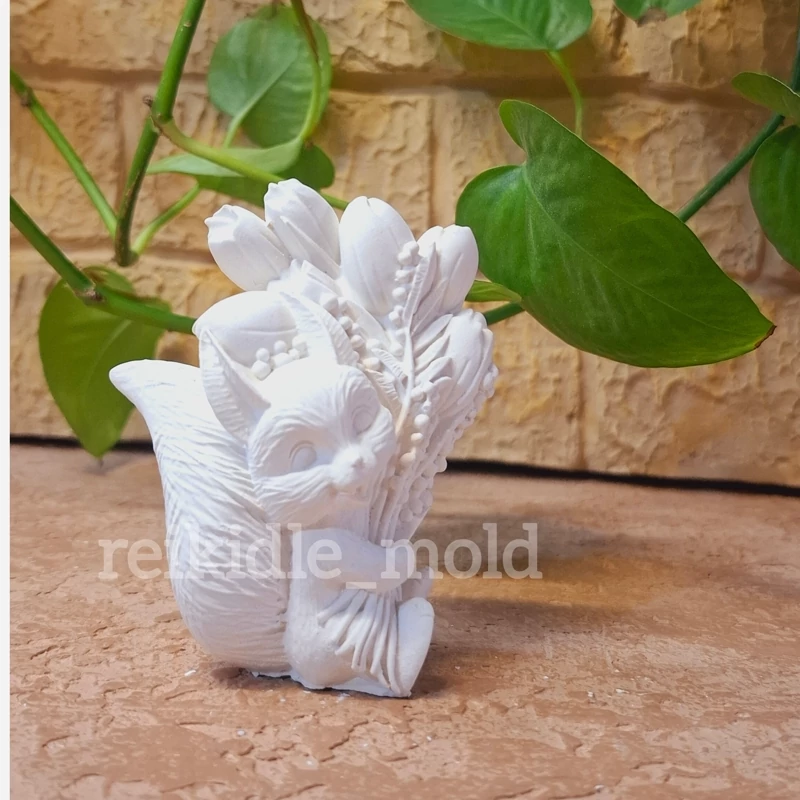 قالب سیلیکونی خرگوش گلدار قالب سیلیکونی خرگوش گلدار