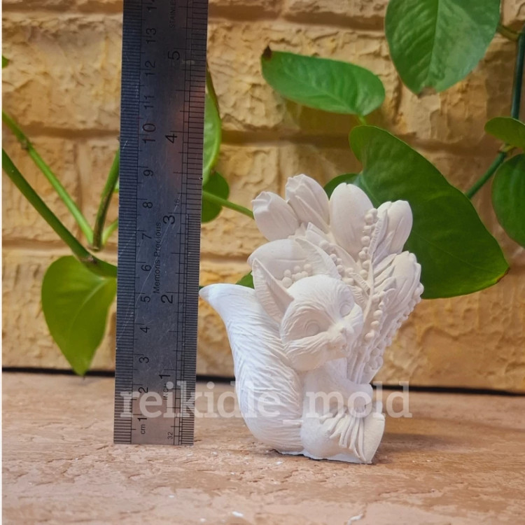 قالب سیلیکونی خرگوش گلدار قالب سیلیکونی خرگوش گلدار