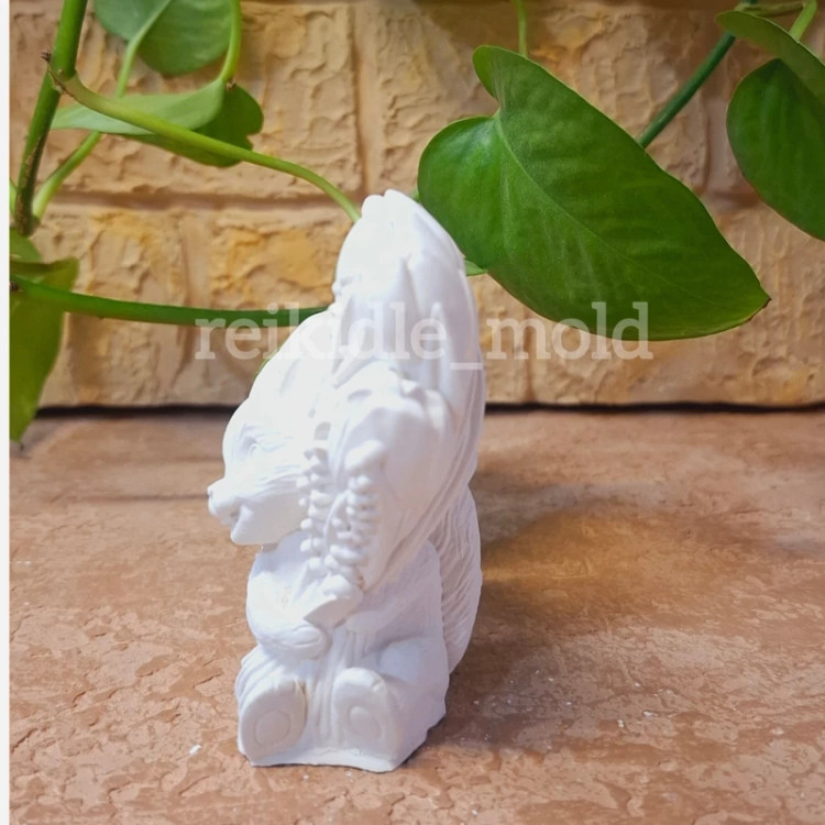 قالب سیلیکونی خرگوش گلدار قالب سیلیکونی خرگوش گلدار