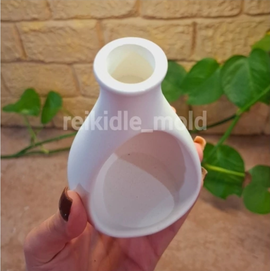 قالب سیلیکونی جاشمعی و جاوارمری خمره ای قالب جاشمعی خمره ای
