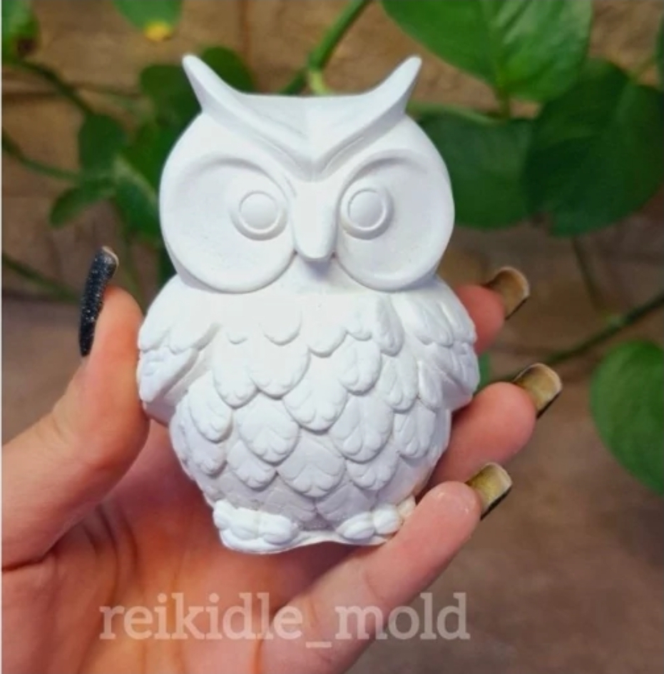 قالب سیلیکونی جغد بزرگ قالب جغد بزرگ
