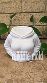 قالب سیلیکونی جامدادی هودی دخترانه قالب جامدادی لباس دخترانه